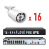 Techage IP – 16 kamerový set 5 MP BULLET-WLI