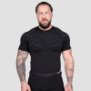 Seamless tričko Static Black - GymBeam Veľkosť: S