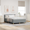 Boxspring postel s matrací & LED světlo světle šedá 160x200 cm tkanina Světle šedá 3342527