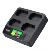 Accsoon TopRig 100W 4-Bay NP-FZ100 Fast Charger