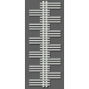 Zehnder Yucca Kúpeľňový radiátor 177x60 cm, rovný, stredové pripojenie 5 cm, jednoradový, biely lak YS-180-060