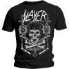 Slayer - Skull and Bones Revised (Black) (tričko) Small