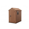 Keter Zahradní domek Darwin 4 x 6 hnědý, s podlahou