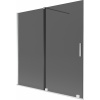 Mexen Velar vaňový paravan 2-krídlový posuvný 160 x 150 cm, grafit, chróm - 896-160-000-41-01