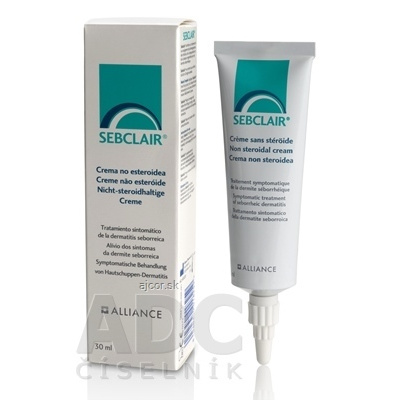 Alliance Pharma S.r.l. SEBCLAIR krém dermálny pri seboreickej dermatitíde 1x30 ml