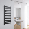 Zehnder Zeta - antracitový rebríkový radiátor 1200 x 600 mm