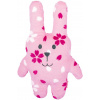 SCANquilt plyšová hračka FRIEND – CRAFTHOLIC Rab JR kvietky ružová 35768