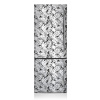 Magnetický kryt na chladničku Čierne listy 60x180 cm