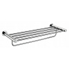 SMILE vešiak na uteráky s poličkou, chróm ASM35