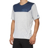 100% AIRMATIC Short Sleeve Jersey, Black/Charcoal - L