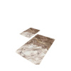 Hnedé kúpeľňové predložky v súprave 2 ks 60x100 cm – Mila Home