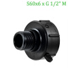 Adaptér na IBC nádrž, závit S60x6 na G vonkajší závit S60x6 x G1/2