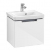 Villeroy & Boch Subway 2.0 - Umývadlová skrinka, 49x42x38 cm, 1 zásuvka, Glosy White A68510DH