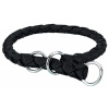 TRIXIE Nylonový obojek kulatý CAVO (S) 25-31 cm/12 mm, - černý