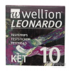 Wellion LEONARDO KET Prúžky testovacie (1 balenie) 1x10 ks