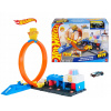 Hot Wheels City Policajná Stanica pretekárska dráha slučka + policajné auto 1:64