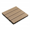 Terasová plošina kompozitová hnedá 30x30x2,5 cm | podlaha na terasu Liderwood