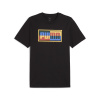 Pánske Tričko s krátkym rukávom PUMA GRAPHICS PUMA BOX TEE 68482701 – Čierna