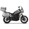 SHAD Kompletná sada hliníkových kufrov SHAD TERRA, 48 litrový vrchný kufor, 47/47 litrový bočné kufre, vrátane montážnej sady a platni SHAD Moto Morini X-Cape 649