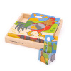 Bigjigs Toys Obrázkové kocky farma Bigjigs Toys