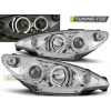PREDNÉ SVETLÁ PEUGEOT 206 02- ANGEL EYES CHROM