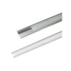 TIPA AL profil AR1 nový 24,7x7mm pre LED pásiky, k zapustenie, vrátane plexi 2m