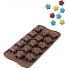 Forma na pralinky Scg45 Winter Stars silikónová