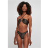 Women's Brown Bikini AOP Hot V Bikini hnedá L Urban Classics 4065812118783
