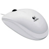 Logitech B100 optická myš, prenos USB, 3 tlačidlo, 800 dpi, biela; 910-003360