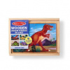Drevené puzzle v krabičke Dino