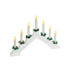 LED adventný svietnik, 7 sviečok – teplé biele svetlo LAMP61