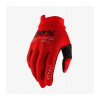 Rukavice iTrack, 100% - USA (červená) L