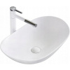 REA Royal 60 keramické oválne umývadlo na dosku 61,5x35,5 cm Biele lesklé U0441 REA-U0441