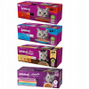 Whiskas Adult 160x85g krmivo pre mačky - mix príchutí v omáčke a v želé