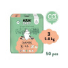 Muumi Baby 3 Midi 5-8 kg (50 ks), eko plienky