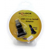 Delock redukcia USB 2.0 - COM samec, skrutka (61425) 61425