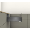 BLUM K-BLUM Merivobox, zásuvka K 400 mm/40 kg, tmavo šedá OG, Inserta (komplet) 1020050901