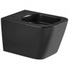 kielle Arkas I Závěsné WC, Vortex Rimless+, matná černá 30111014