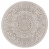 Kusový koberec Twin-Wendeteppiche 105475 Linen kruh – na von aj na doma Rozmery kobercov: 140x140 (priemer) kruh