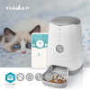 NEDIS Wi-Fi chytrý automat na krmivo pro domácí mazlíčky/ Android/ iOS/ Nedis® SmartLife/ bílo-šedý