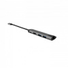 Verbatim 49141 dokovacia stanica a replikátor portov USB 3.2 Gen 1 (3.1 Gen 1) Type-C Čierna, Strieborná (Verbatim 49141)