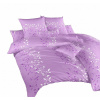 Fialové krepové povlečení 70x90 cm Hotelový uzáver