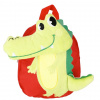 CreativeToys Batoh Krokodíl 3D