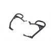 Stainless steel Crash bar Black. BMW F 650/ 700/ 800 GS.