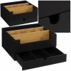 Organizér 5five Simply Smart Natureo 24x26x13 cm čierno-hnedý