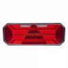 Združené LED svetlo 12V / 24V - ľavé s dynamickými smerovkami ECER (131x350x35mm)