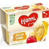 Danone Group Hami ovocný príkrm 100% ovocie Jablko a banán - prvá lyžička (od ukonč. 4. mesiaca) 4x100 g (400 g)