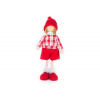 MagicHome Vianoce 8091032 Dekorácia Chlapček v károvanej košeli, 32 cm