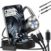 Inšpekčná kamera na telefón endoskop pre IPHONE ANDROID 3v1 FULL HD IP 67