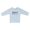 Vtipná kojenecká košilka, Gama, větší nápis malovaný, Vždy měj po ruce mléko vel.56